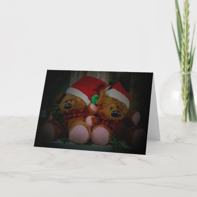 TEDDIES SAY MERRY CHRISTMAS TO YOU HOLIDAY CARD (Front)
