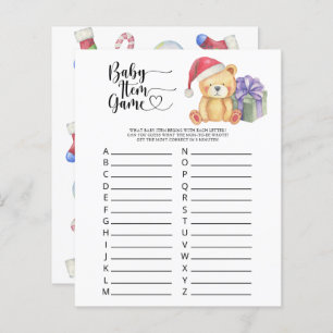 Teddy - Baby Item Game. Baby Shower Game