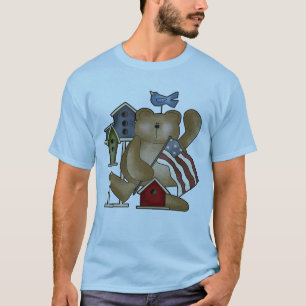 Teddy Bear 4th of July T-shirts