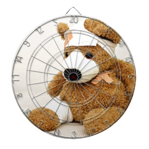 teddy bear animal custom personalise dartboard