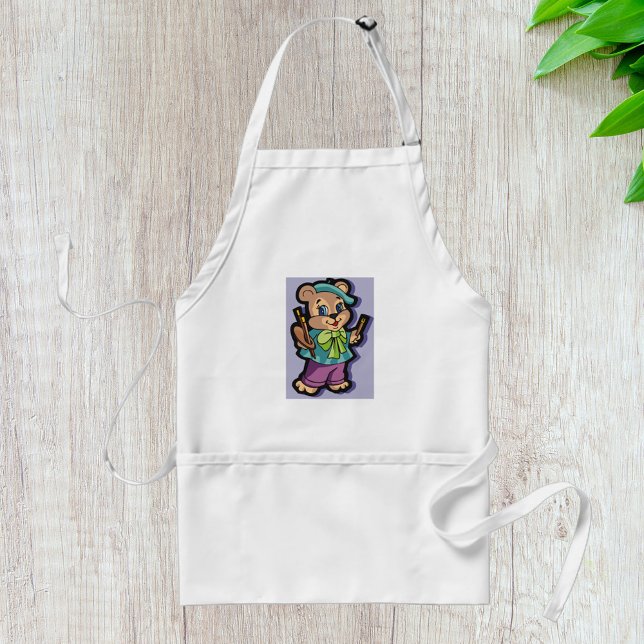 Teddy Bear Artisit Standard Apron (Creator Uploaded)