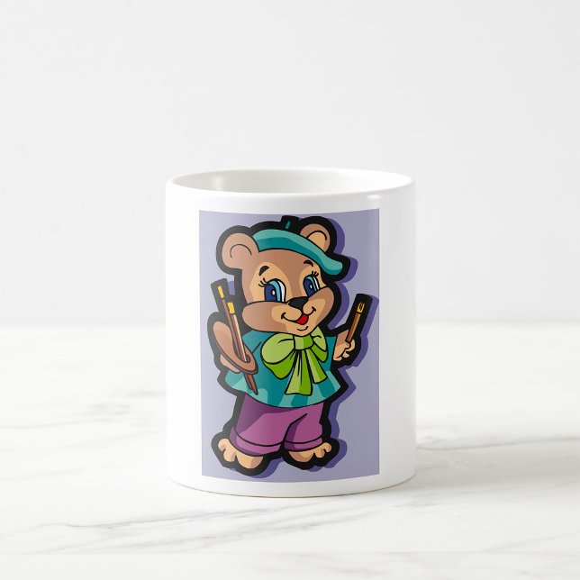 Teddy Bear Artist Coffee Mug (Creator Uploaded)