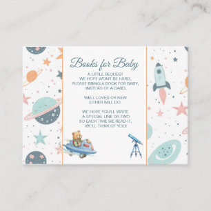 Teddy Bear Astronaut-Books For Baby Enclosure Card