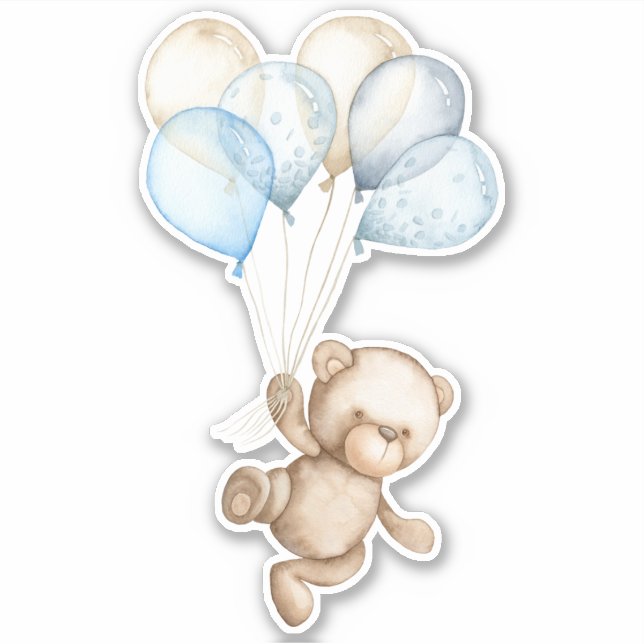 Teddy Bear Baby Bear Cute Animal  Sticker (Front)