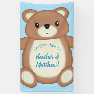 Teddy Bear Baby Shower Banner