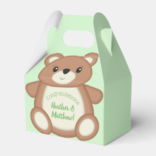 Teddy Bear Baby Shower Favour Box