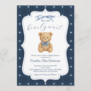 Teddy Bear Baby Shower Invitation