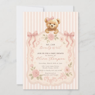 Teddy Bear Baby Shower Invitation