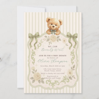 Teddy Bear Baby Shower Invitation