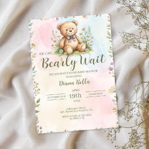 Teddy Bear Baby Shower Invitation