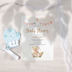 Teddy Bear Baby Shower Invitation