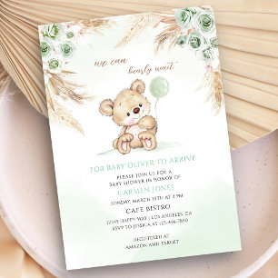 Teddy Bear Baby Shower Invitation