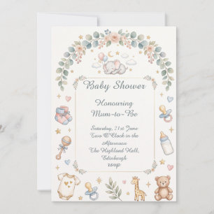 Teddy Bear Baby Shower Invitation