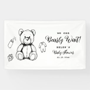 Teddy Bear Baby Shower Invitation, Gender Neutral  Banner