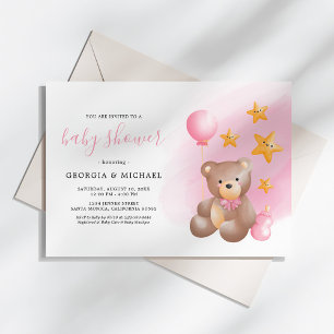 Teddy Bear Baby Shower Invitations