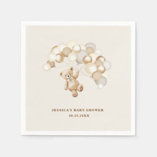 Teddy Bear Baby Shower Napkin