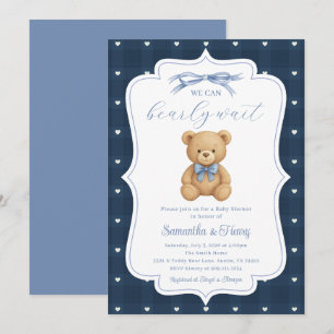 Teddy Bear Baby Shower Party Invitation