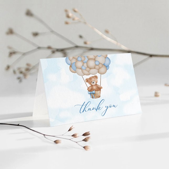 Teddy Bear Baby Thank You Card (Creator Uploaded)