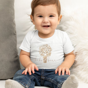 Teddy Bear Balloon Neutral Baby Bodysuit