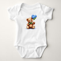 teddy bear & balloon with the Solomon Islands flag