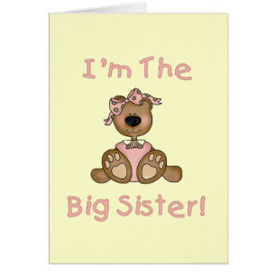 Teddy Bear Big Sister Tshirts and Gifts
