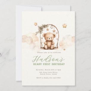 Teddy Bear Birthday Invitation
