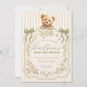 Teddy Bear Birthday Invitation