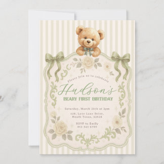 Teddy Bear Birthday Invitation