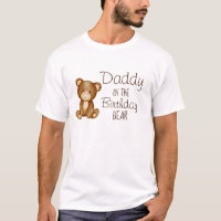 Teddy bear birthday personalised family shirt