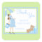 Teddy Bear Blue Shopper Baby Shower Stickers