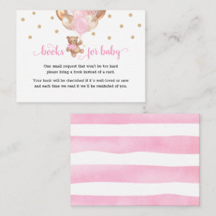 Teddy Bear Book Request Baby Shower Enclosure