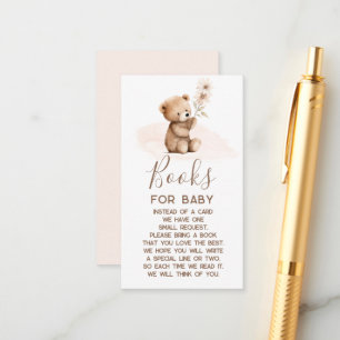 Teddy Bear Books for Baby Card