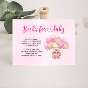 Teddy Bear Books for Baby Enclosure Card