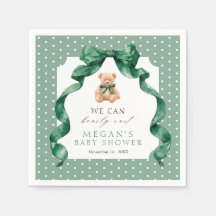 Teddy Bear Boy Baby Shower Welcome Sign