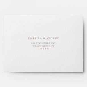 Teddy Bear Boy Classic Baby Shower Envelope