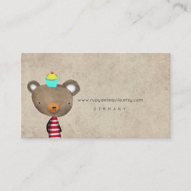 TEDDY BEAR BUSINESS CARD (Front)