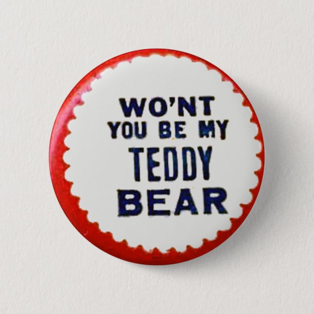 Teddy Bear - Button (Front)