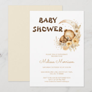 Teddy Bear by SFD Baby Shower Invitation