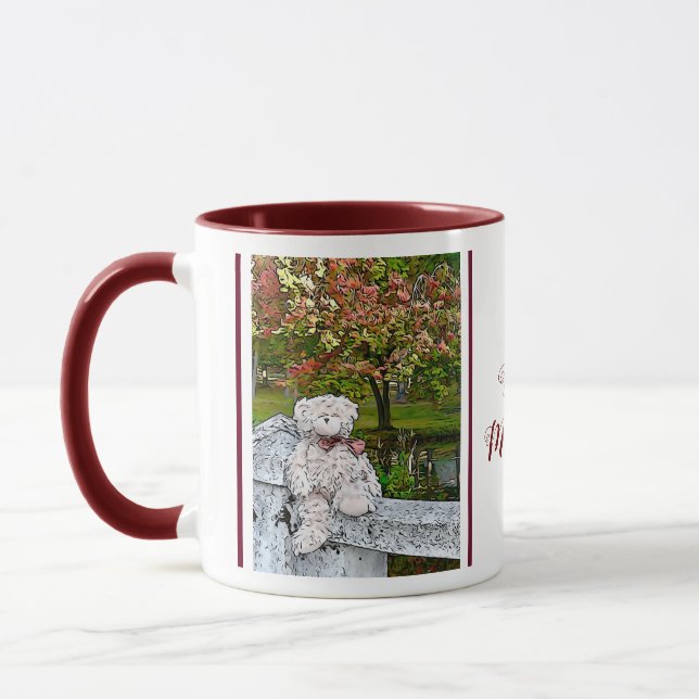 Teddy Bear by the Pond Mug (Left)