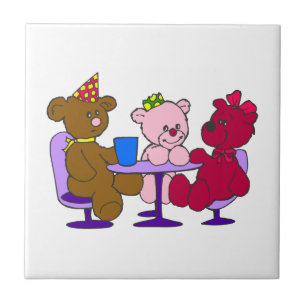 Teddy Bear Cafe Tile