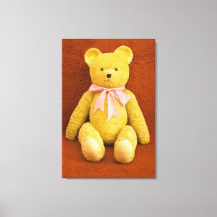 teddy bear canvas print