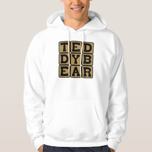 Teddy Bear, Child's Bed Mate Hoodie (Front)