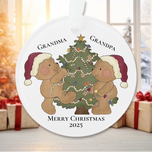 Teddy Bear Christmas Tree Trimming Ornament (Creator Uploaded)
