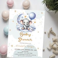 Teddy Bear Cloud Moon Stars Mailbox Baby Shower 