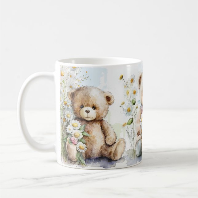 Teddy bear  coffee mug (Left)