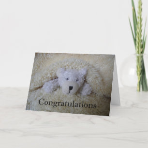 teddy bear congratulations card