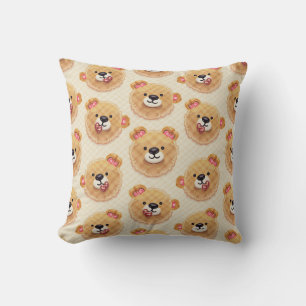 Teddy bear cushion