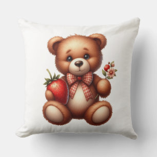 Teddy bear cushion