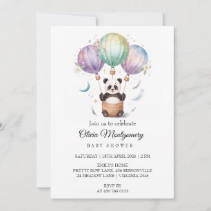 Teddy Bear Cute Custom baby shower invitations
