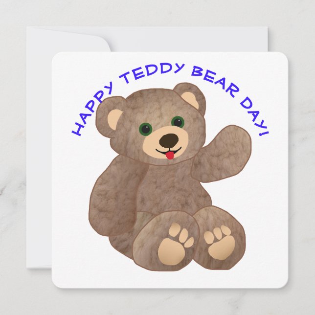 Teddy Bear Day Invitation (Front)
